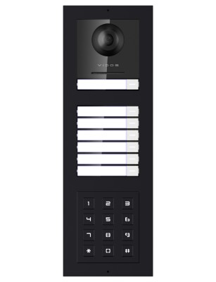 Vidos ONE S2201D-N stacja bramowa wielorodzinna z szyfratorem podtynkowa