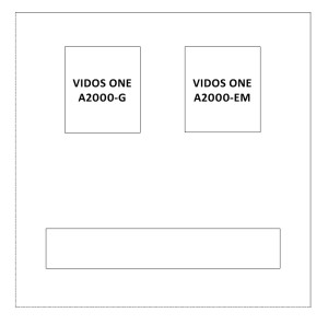 ZESTAW: skrzynka na listy VERONA z kamerą IP Vidos One i czytnikiem RFID