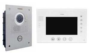 Jednorodzinny zestaw wideodomofonowy VIDOS - monitor 7" M670S2 z funkcją pamięci i panel S551, podtynkowy