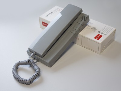Unifon cyfrowy Elfon OP-U7/3 z dodatkowymi przyciskami, szary