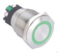 GQ22-L-11E/.../S wandaloodporny przycisk 22 mm z podświetleniem pierścieniowym, zaciski śrubowe