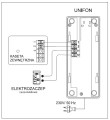 Zestaw domofonowy jednorodzinny ORNO FOSSA RL-901 - schemat