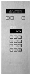 Cyfrowy panel domofonu ACO INSPIRO 3+ Master z elektroniczną listą lokatorów