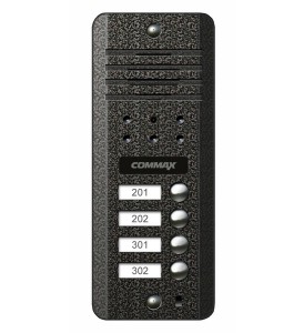 Commax DRC-4DC(G), 4-przyciskowy panel z ukrytą kamerą pinhole