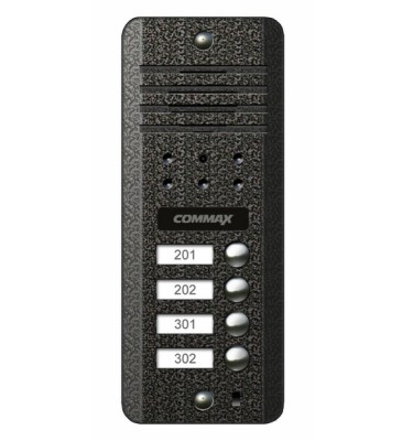 Commax DRC-4DC(G), 4-przyciskowy panel z ukrytą kamerą pinhole