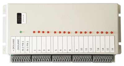 ZSD-16 szesnastowyjściowy moduł wykonawczy do kontrolera zamków szafkowych