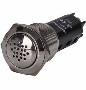 LAS1-AGQ-2M/24/R lampka czerwona 19 mm z buzzerem 24V