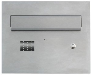 Skrzynka na listy VERONA z modułem domofonu (wysoka szuflada, przód i tył tych samych rozmiarów)