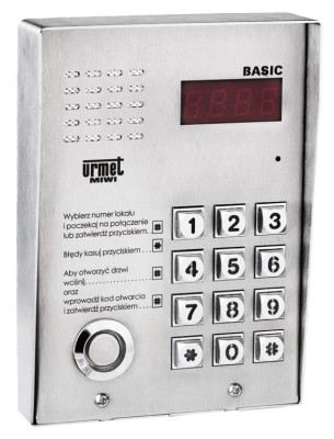 Panel BASIC z daszkiem i czytnikiem Dallas