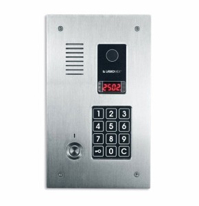 Panel domofonowy Laskomex CP-2523R z czytnikiem zbliżeniowym RFID, pionowy, stal nierdzewna