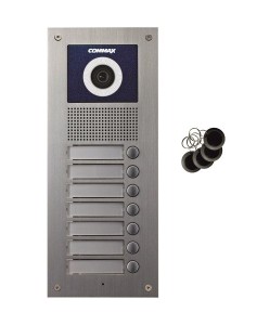 Commax DRC-7UC/RFID, 7-przyciskowy panel z kamerą i czytnikiem RFID
