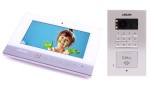 Zestaw wideodomofonowy Leelen N75BW-NO18PC z pamięcią, szyfratorem i czytnikiem RFID, biały monitor