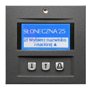 Elektroniczna lista lokatorów OP-EL Elfon Optima (bez ramki)