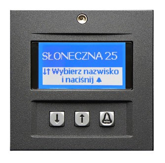 Elektroniczna lista lokatorów Optima OP-EL - grafit