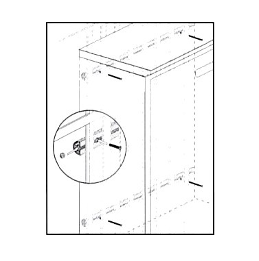 Listwy mocujące skrzynkę na listy i paczki BOX LP do ogrodzenia/płotu