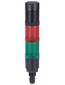 HBJD-40-DW2/.../24/LED Kolumna sygnalizacyjna 2-modułowa z buzzerem, światło ciągłe + buzzer przerywany
