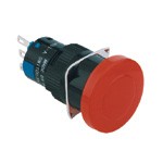 LAS1-AM-11/R przycisk grzybkowy 16mm 
