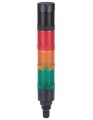 HBJD-40-DZ3/.../24/LED Kolumna sygnalizacyjna 3-modułowa z buzzerem, światło ciągłe + buzzer ciągły