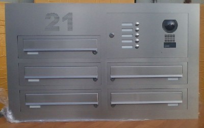 Skrzynka pocztowa wtynkowa 5-wrzutowa SWT-5 D