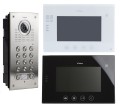 Dwurodzinny zestaw wideodomofonowy VIDOS - monitory 7 M670 i dwuprzyciskowy panel z szyfratorem, podtynkowy