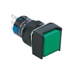LAS1-AF-11 przycisk 16 mm z główką kwadratową i podświetleniem 