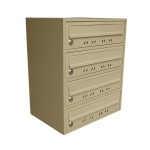 Skrzynka pocztowa Eurobox 4-wrzutowa GH-W14C