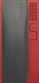 Unifon cyfrowy 2-przewodowy Cyfral SMART-D grafitowo-czerwony