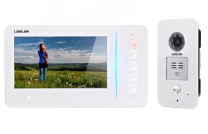 Zestaw wideodomofonowy Leelen N60W-NO15PC z czytnikiem RFID, biały monitor