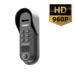 Commax DRC-4CPNKHD, 1-przyciskowy wąski panel z kamerą 960p HD pinhole i szyfratorem