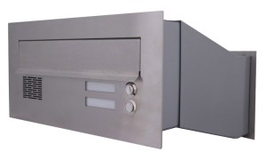 Skrzynka na listy VERONA-2 NISKA z modułem domofonu dla 2 lokatorów