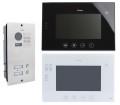 Dwurodzinny zestaw wideodomofonowy VIDOS - monitory 7" M670 i panel S602, podtynkowy